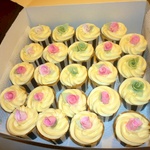The cupcakes get packed up and ready to go