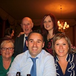 The whole Woods family, Dorothy, John, Woody, Lizzie and Becs