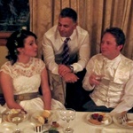Rob with Gini and Tom