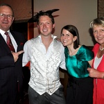 Tom with the Ladds - John, Anna and Wendy