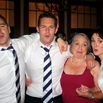The siblings with Helen