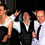 Sarah (cut off), Lana, Nige and Dan