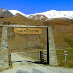 The entrance to Treble Cone ski field
