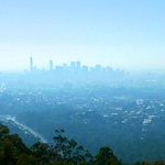 View from Mt Coot-tha of Brisbane