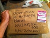 First package - a lovely sheepskin rug from Uncle Paul and Aunty Lauren