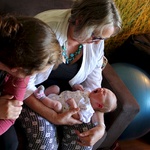 Three generations of girls.