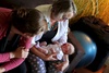 Three generations of girls.