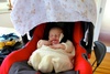 First car outing - she slept through most of it!