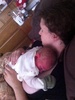 Snoozing on Mum