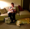 Good old feeding time at the Pecks