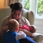 Sara, Zac and Olive, March