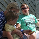 kate, Josh and little Gray