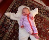 Cute fur suit from Great Uncle Peter and Aunty Pat