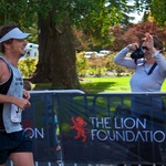 Tom saunters to the finish line