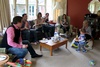 A brunch with friends in our new pad