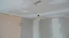 The plastering well under way