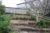 The retaining wall with it's new plants.