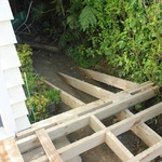 The ramp structure is in place.