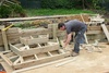 Dave constructs the new step design. Very tricky angles.