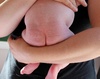 Mum gets some nudie time with little miss freckle bum.