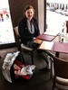 Just signed our lives away at the bank before a tasty first family brunch at D4.