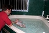 Everything is giant in Taupo. Giant bath and giant bed!