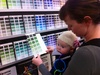 We took little miss for a trip to Mitre 10 Mega to give her a snooze and to stock up on supplies!
