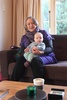 Happy Birthday Nan! Just before we dig into a lovely chocolate cake for mid morning birthday tea!