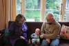 Happy Birthday Nan! Just before we dig into a lovely chocolate cake for mid morning birthday tea!