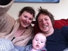 Last night I slept for 12 hours with only one feed at midnight. Coffee with mum and Dad time.