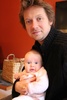 We still get comments on who Olive looks like. It seems to vary between both of us but we're not convinced it's either of us yet!