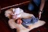 Olives first play date - with the handsome Anthony.