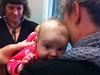 Olive gets her 6 week checkup and her jabs! A little sore at first, but she quickly recovered.