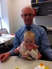 Sushi lunch in Grandad's office
