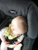 Off to buy pots was bought to a stop as olive enjoyed Nan's comforty car seat, an hour and a half later, we emerge quite rested.
