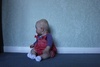 Olive just hanging in her new room.