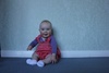 Olive just hanging in her new room.