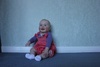Olive just hanging in her new room.