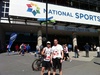 Tom and graham after the Melbourne marathon
