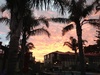 Beautiful sunset at the mount