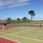 Tennis championship. The winning duo!