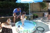 Cooling off in the paddling pool
