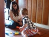 Playdo was a hit with Vanessa