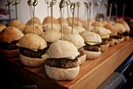 As were 30 mini burgers (which, even the buns were made from scratch .. never again though!)