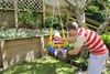 First go on her swing was a success