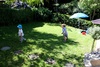 Gray and Felix playing chase