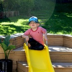 Alex on the slide