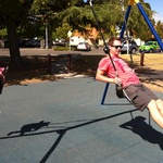Swinging with Daddy
