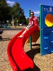 Sliding with Daddy