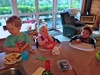 Breakfast time with Ben and Harry